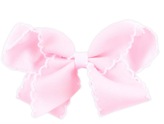 Medium Moonstitch Bow- Pink