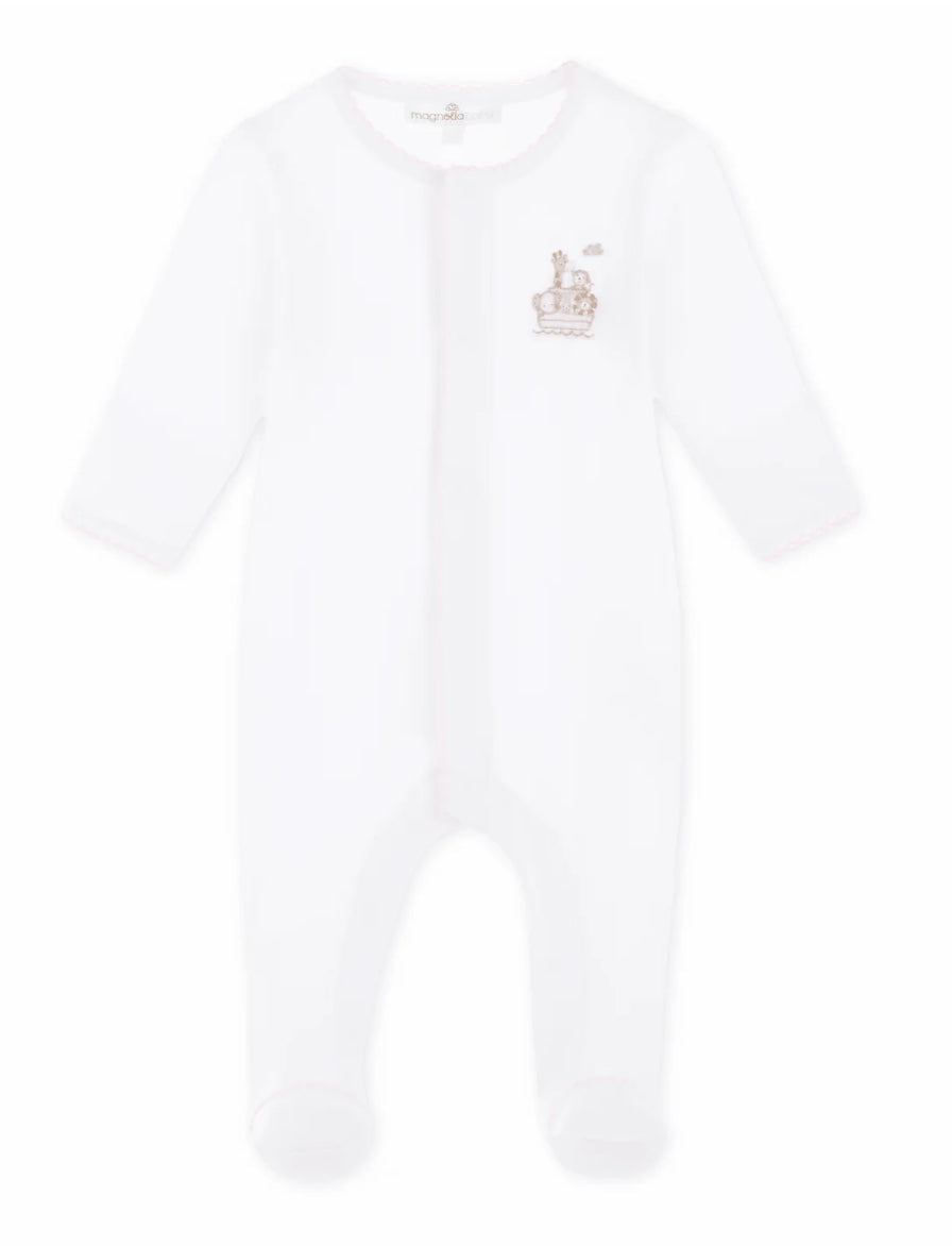 Noah’s Ark Footie- Pink