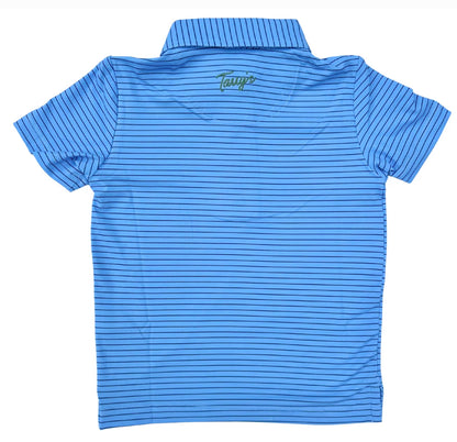 Performance Polo- Blue & Navy