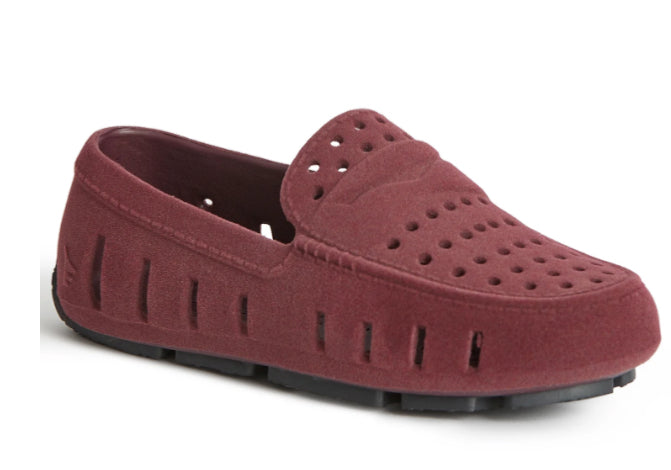 Cranberry Vegan Suede Floafers