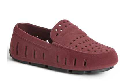 Cranberry Vegan Suede Floafers