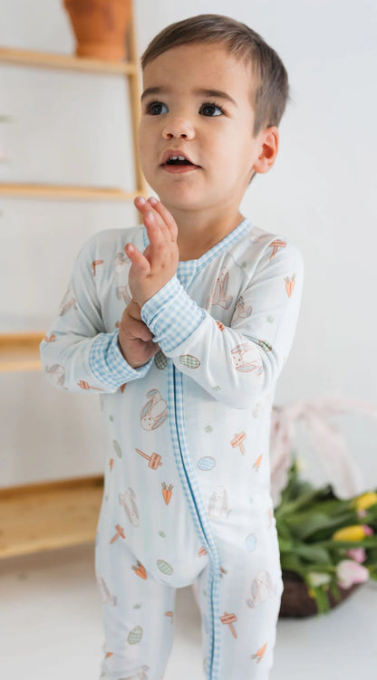 Oliver Rabbit Zipper Romper