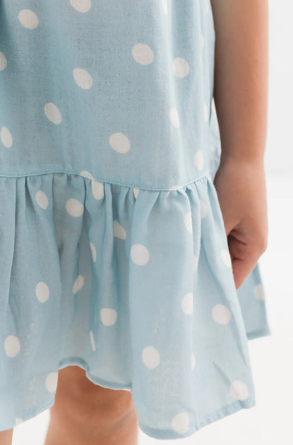 Sea Blue Twirl Dress