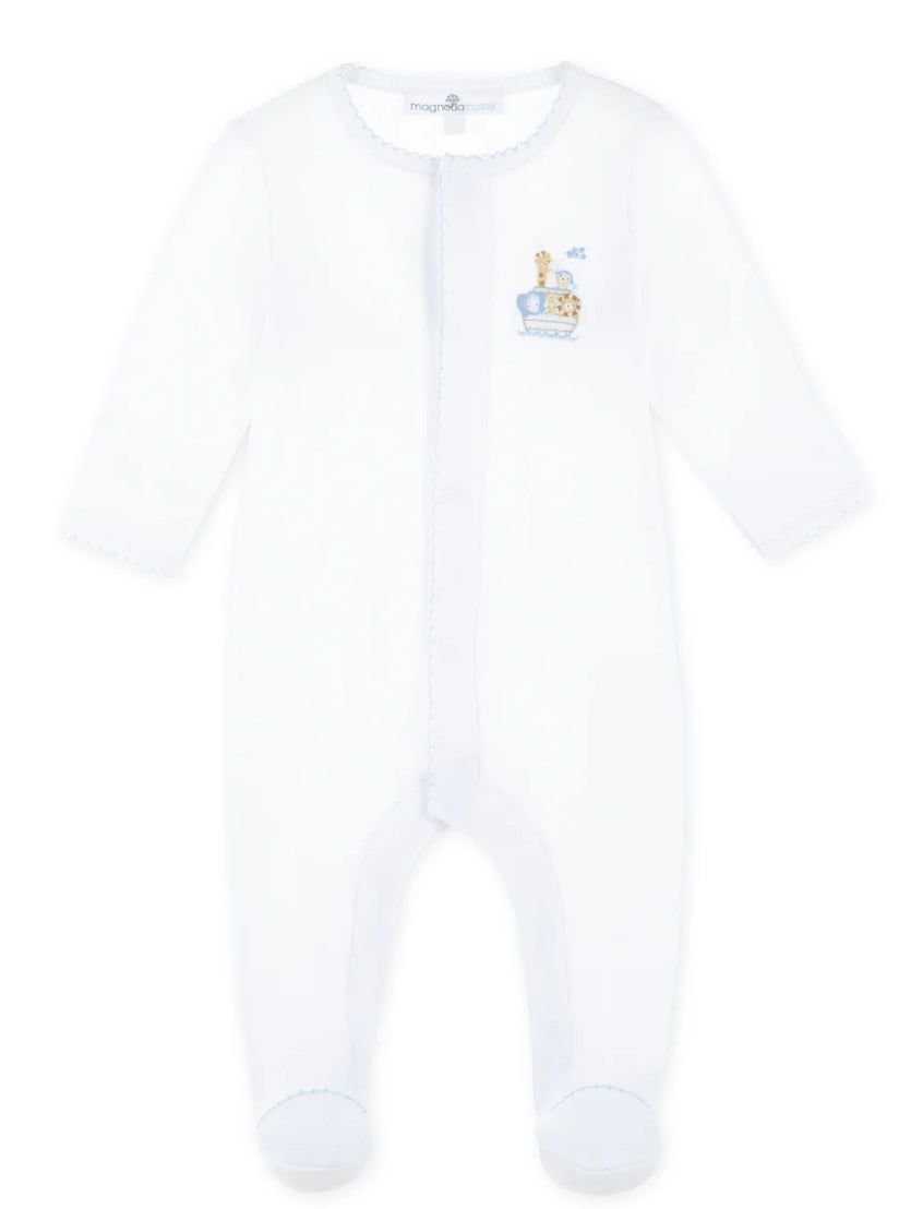Noah’s Ark Footie- Blue