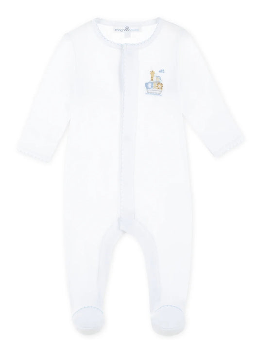 Noah’s Ark Footie- Blue