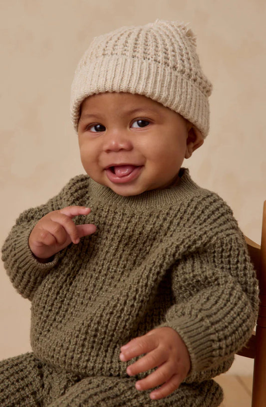 Chunky Knit Sweater- Forest