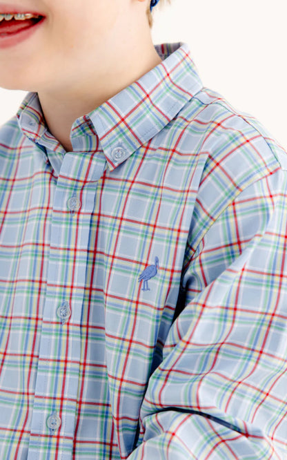 Deans List Dress Shirt- Kensington Court Plaid