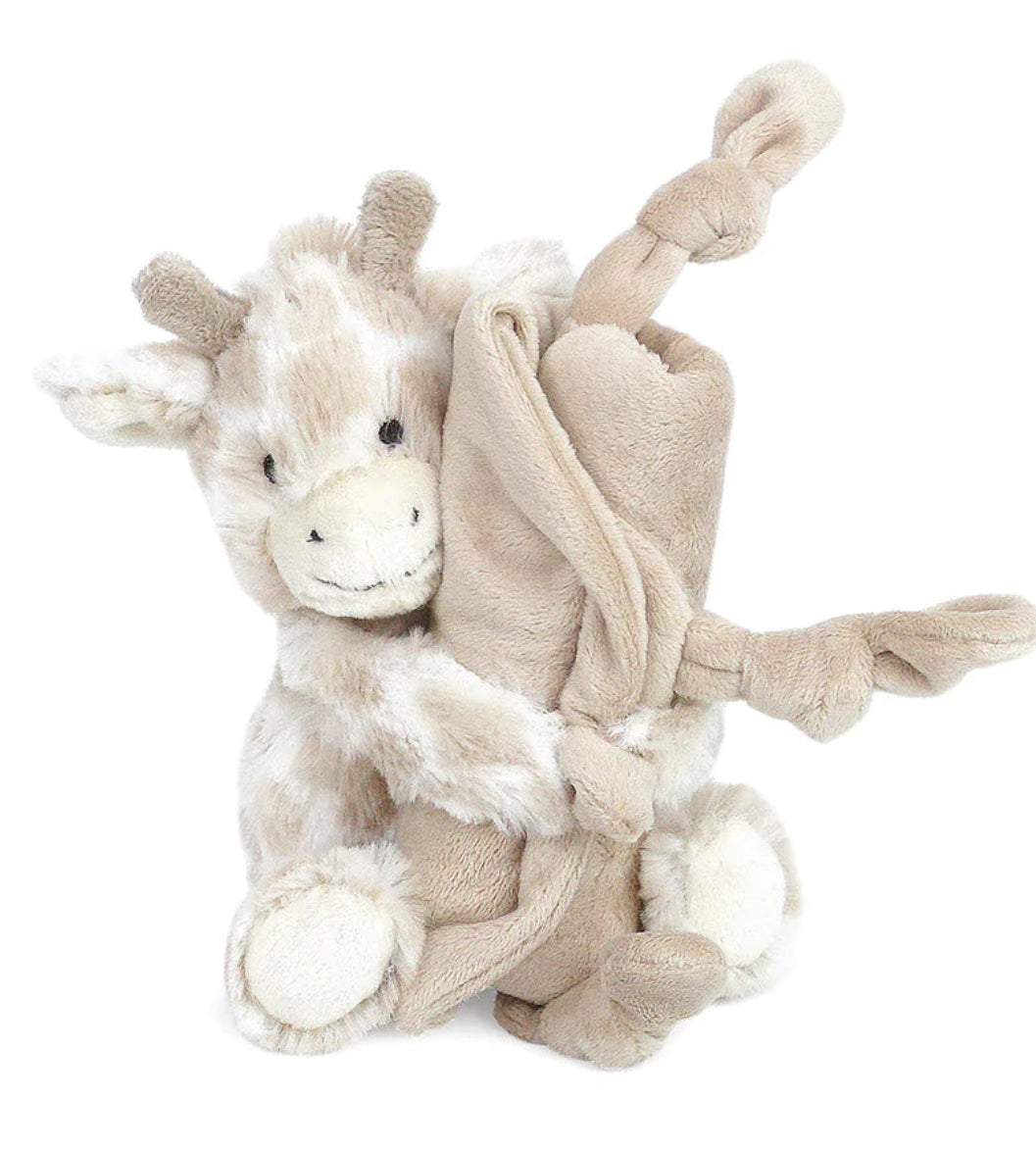 Gentry Giraffe Knotted Security Blanket