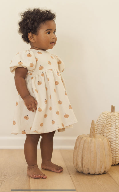 Darla Dress- Smiley Pumpkins