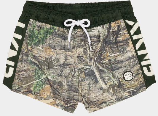 Kids Swimsuit- Stamped Forest Camo