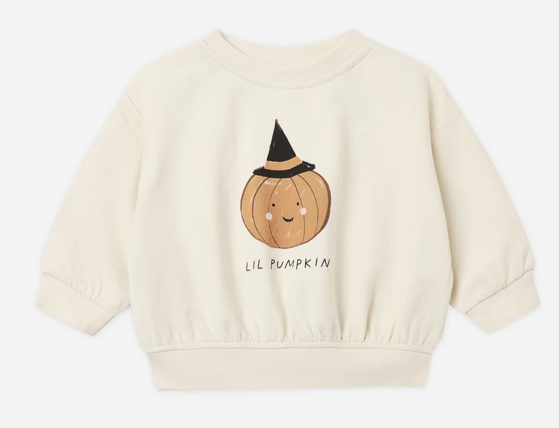 Relaxed Fleece Lil Pumpkin Sweatshirt