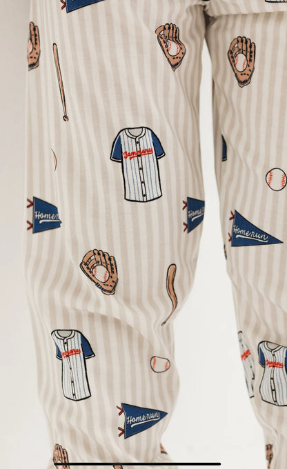 Blue Baseball Two Piece Set