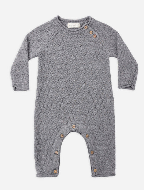 Cozy Heather Knit Jumpsuit