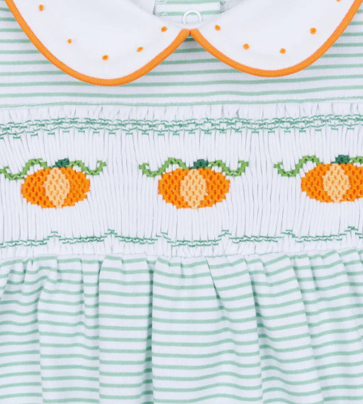 Lil Pumpkin Smocked Diaper Cover Set