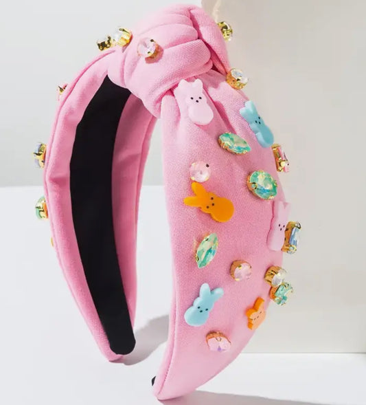 Pink Bunny Headband