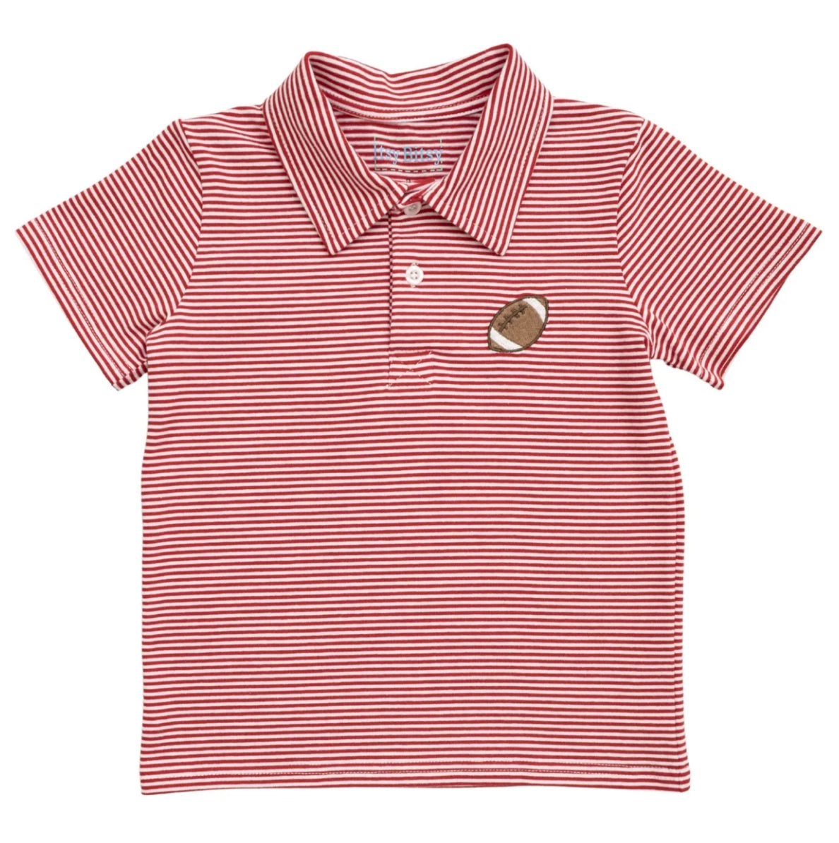 Football Red Stripe Football Polo