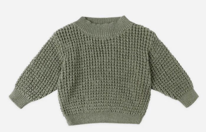 Chunky Knit Sweater- Forest