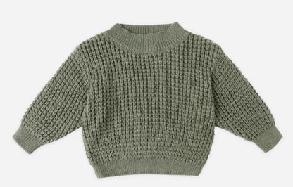 Chunky Knit Sweater- Forest