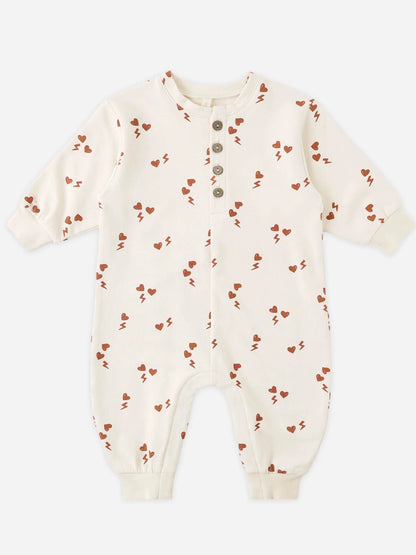 Relaxed Jumpsuit- Electric Heart