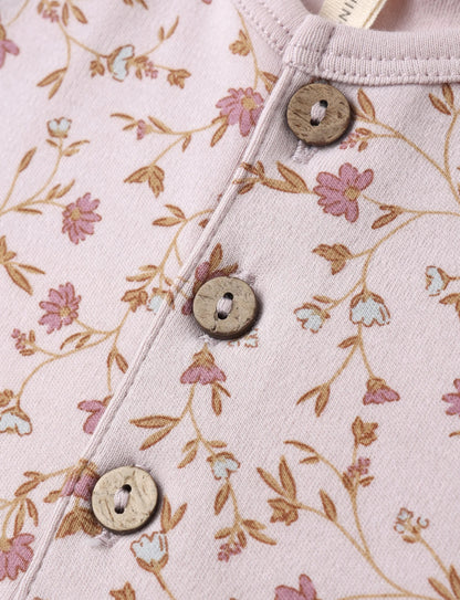 Henley Bubble Jumpsuit- Garden