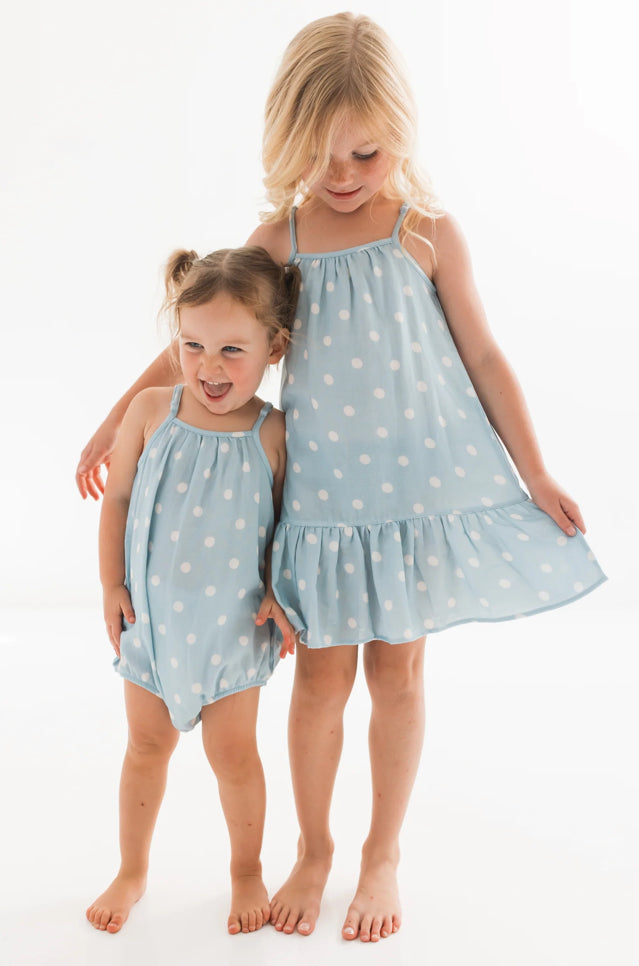Sea Blue Twirl Dress