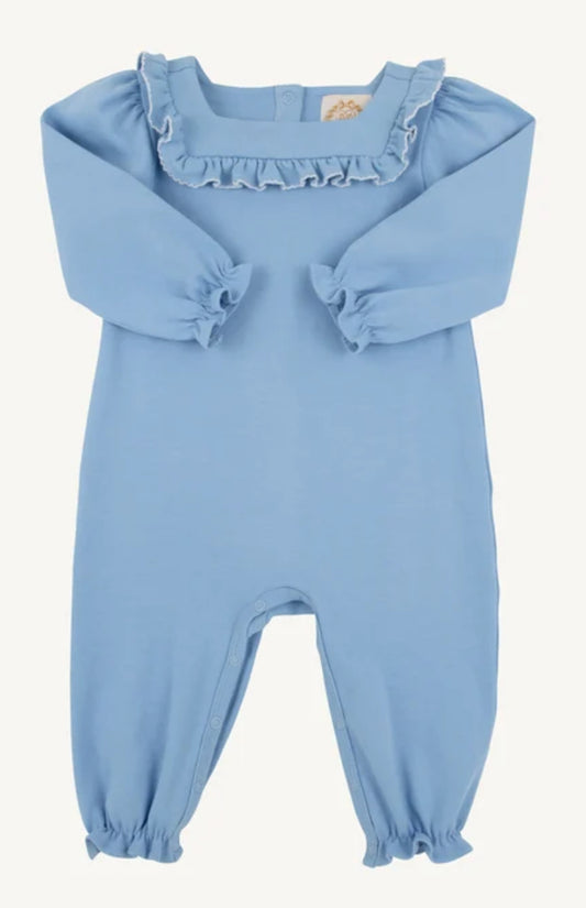 Darla Day Romper- Sarasota Blue