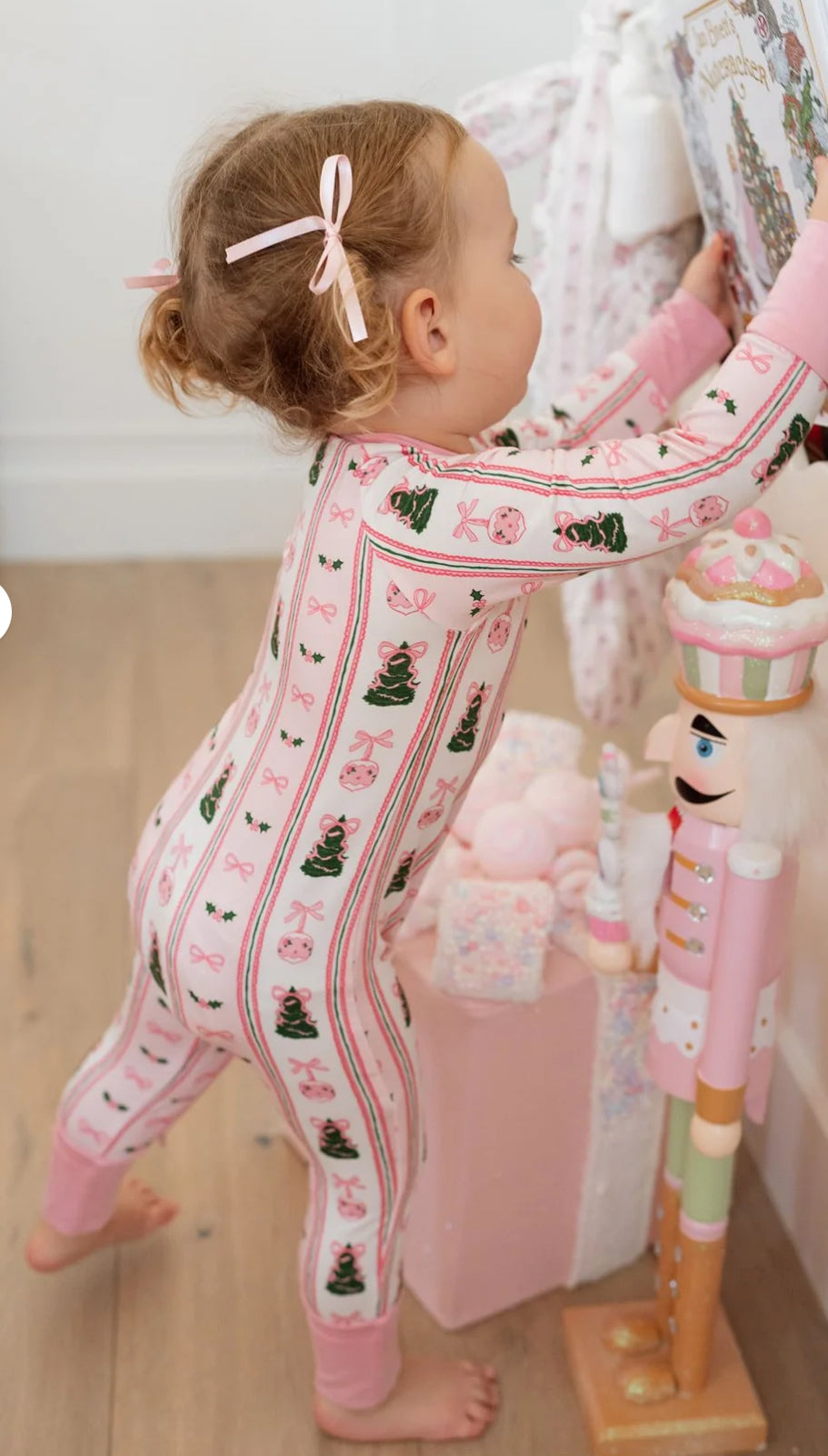 Pinkmas Zipper Romper
