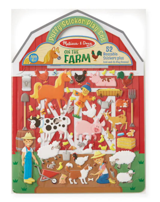 Puffy Stickers- Farm
