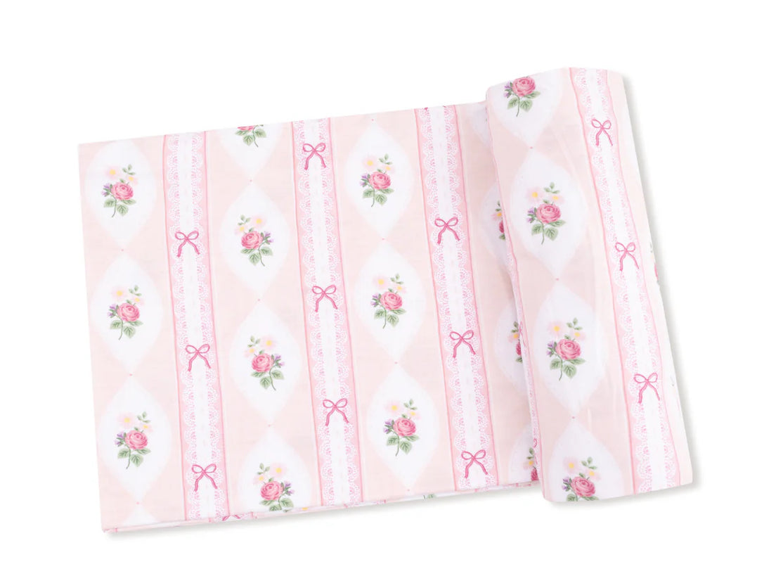 Ogee Lace Floral Swaddle