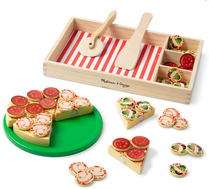 Wooden Pizza Party Play Set
