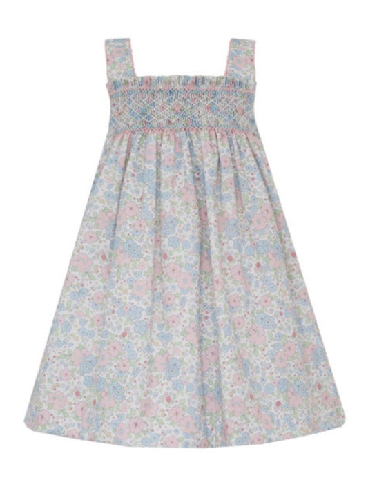 Caroline Pink and Blue Liberty Floral Sundress