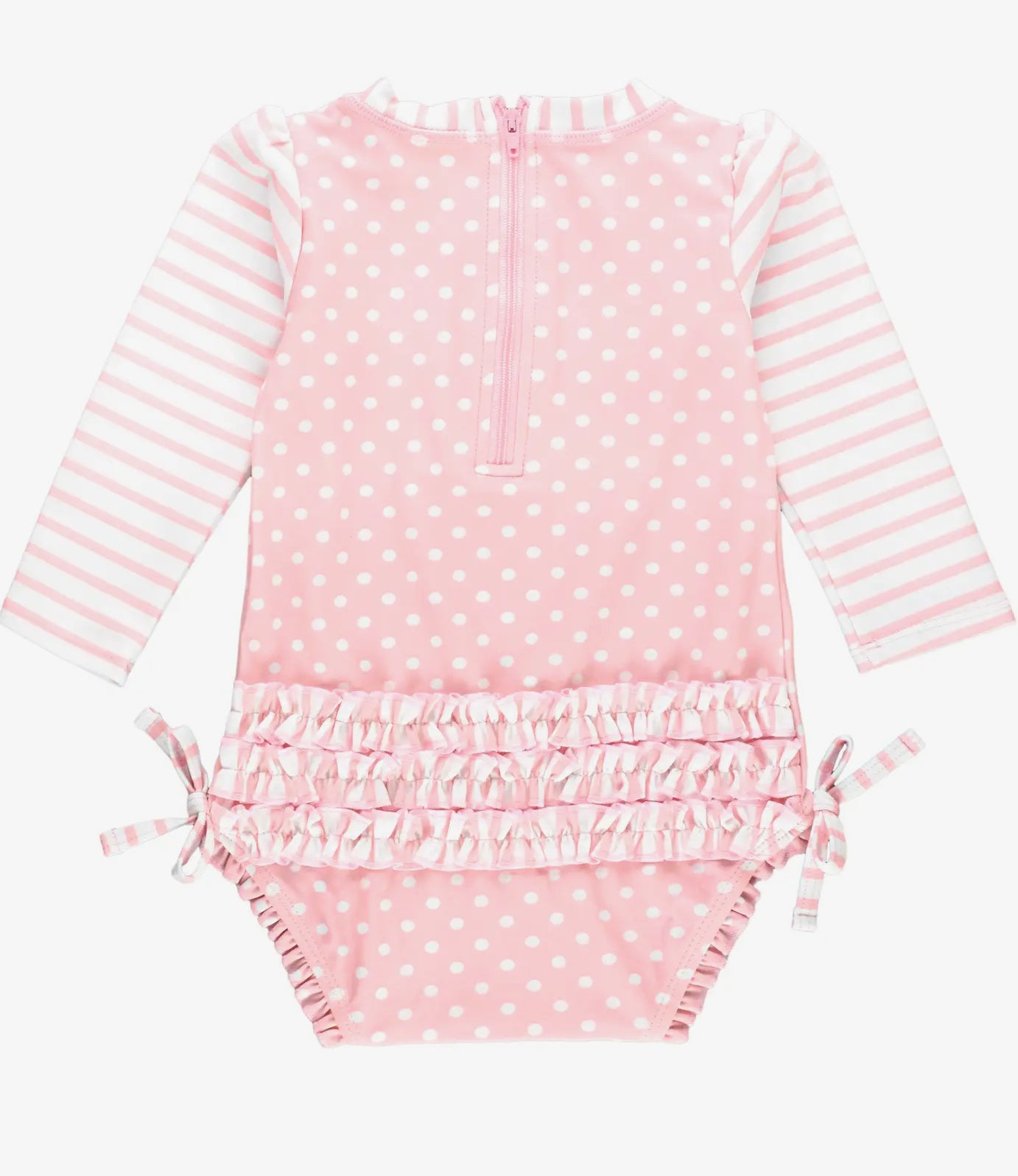 Long Sleeve One Piece Rash Guard with Signature Rear Ruffles