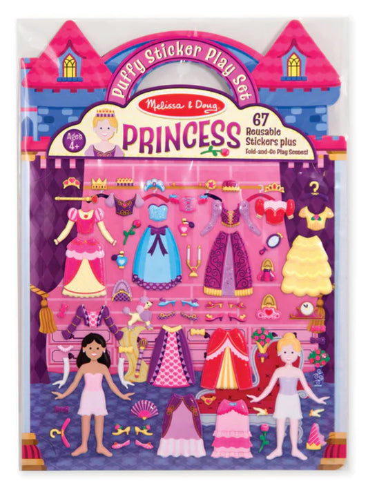 Puffy Stickers- Princess