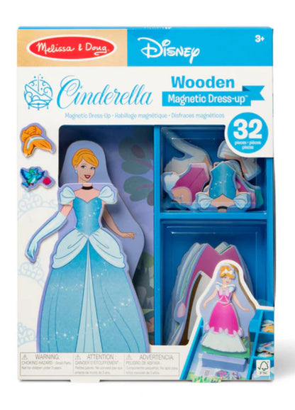 Cinderella Wooden Magnetic Dress- Up