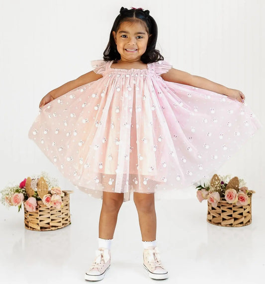 Little Bunny Easter Tulle Dress