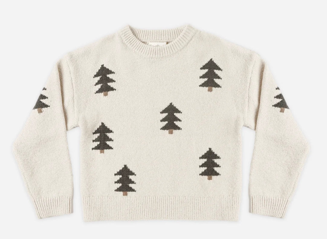 Aspen Sweater Tree Jacquard