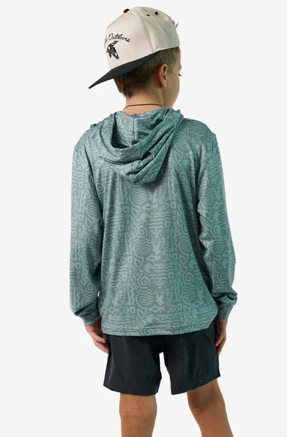 Youth Performance Hoodie- Mayan Outdoors Sage