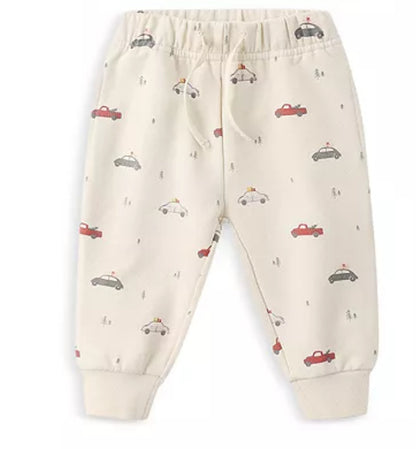 Relaxed Fleece Sweatpants- Cars