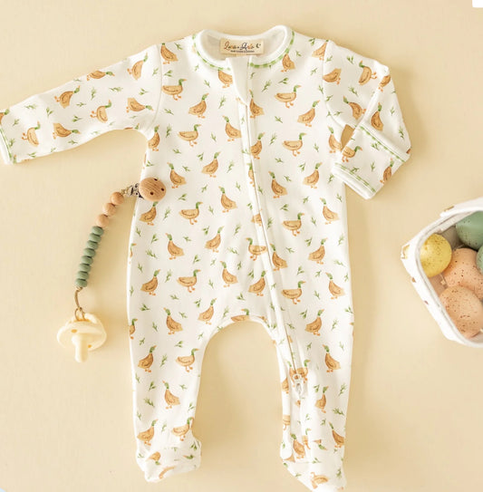 Meadowland Mallards Zipper Footie