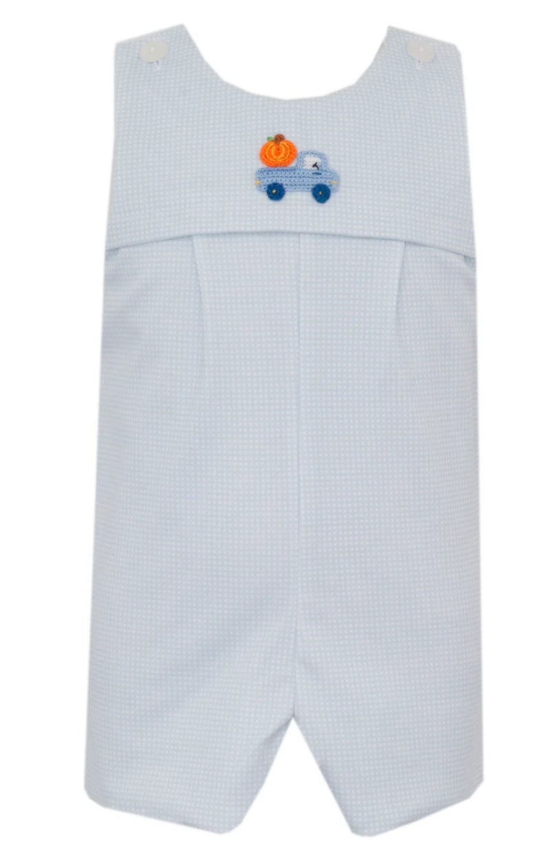 Pumpkin Blue Check Jon Jon