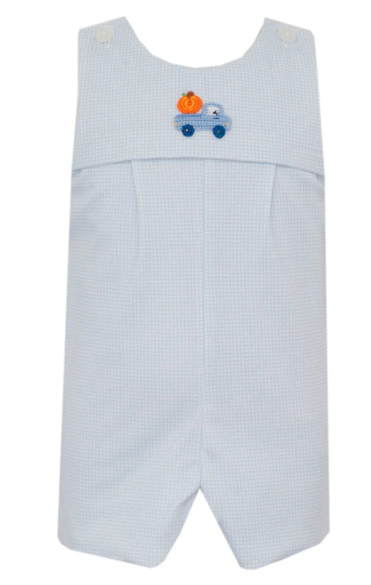 Pumpkin Blue Check Jon Jon