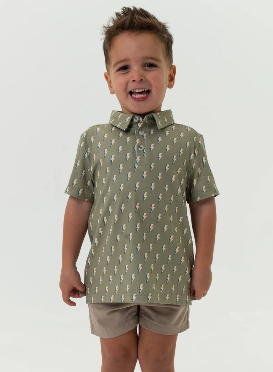 Youth Polo- Sage Lightning