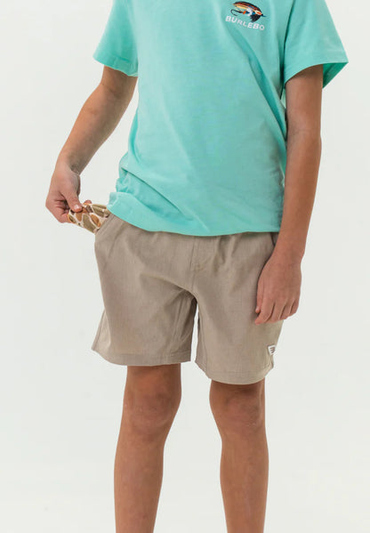 Athletic Short- Heather Khaki