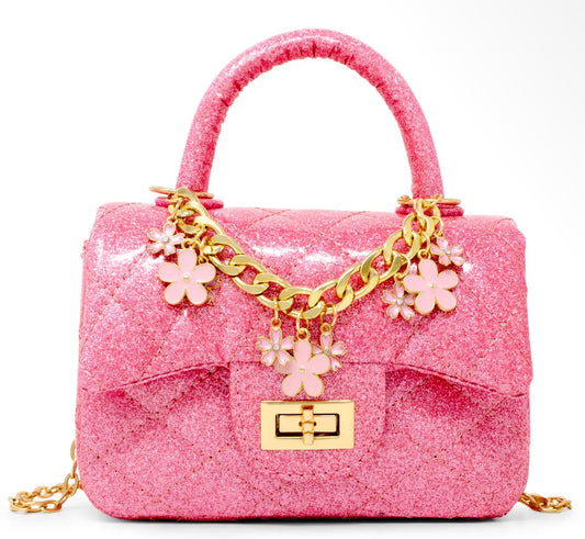 Sparkle Top Handle Purse