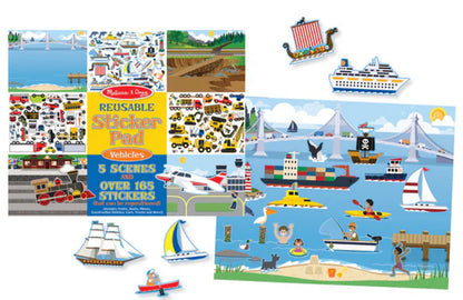 Reusable Sticker Pad- Vehicles