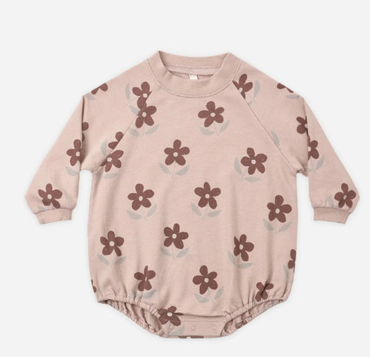 Crew Neck Romper Daisy