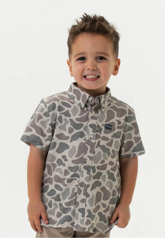 Youth Performance Button Up