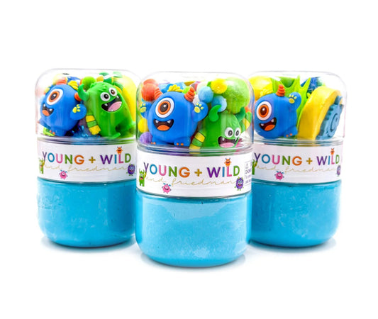 Grab & Go Dough Jar- Colorful Monster