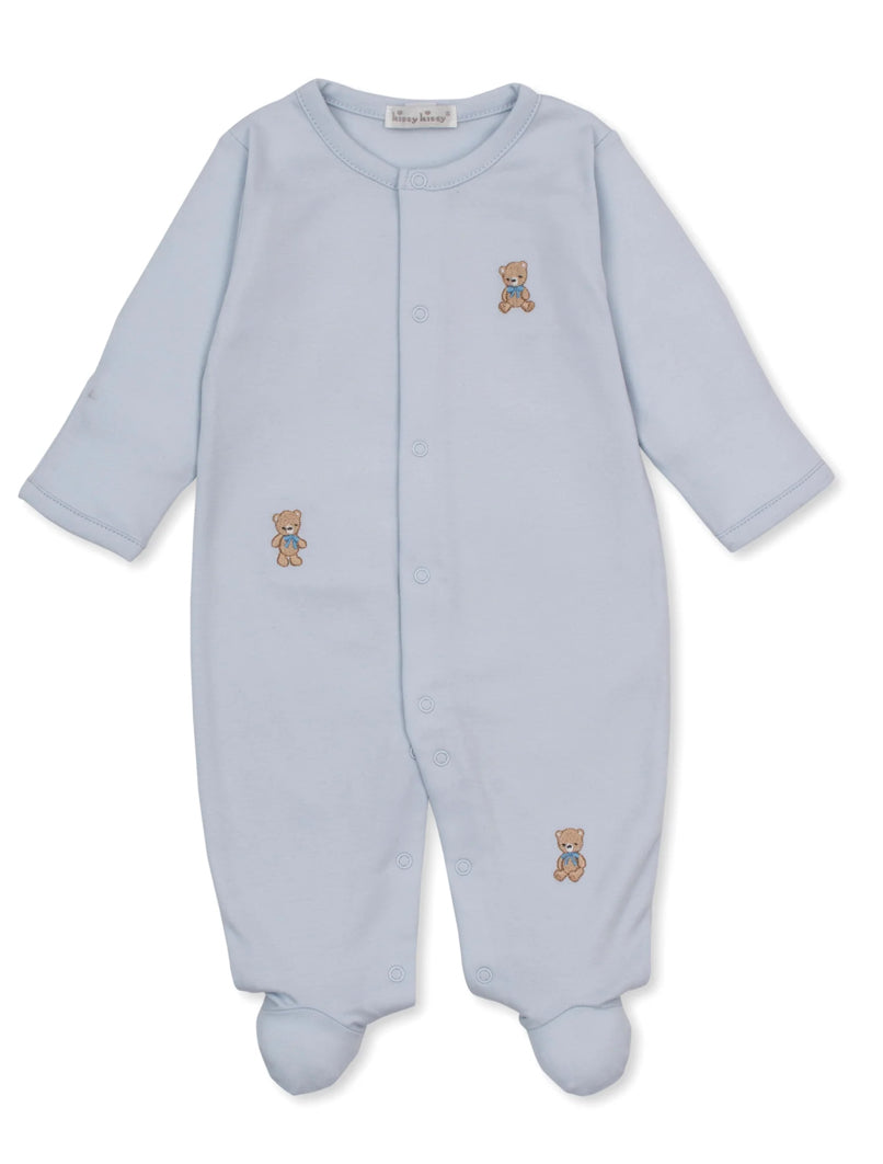 Bear Light Blue Footie