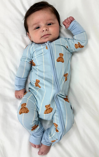 Cozy Cub- Zipper Footie Pajamas